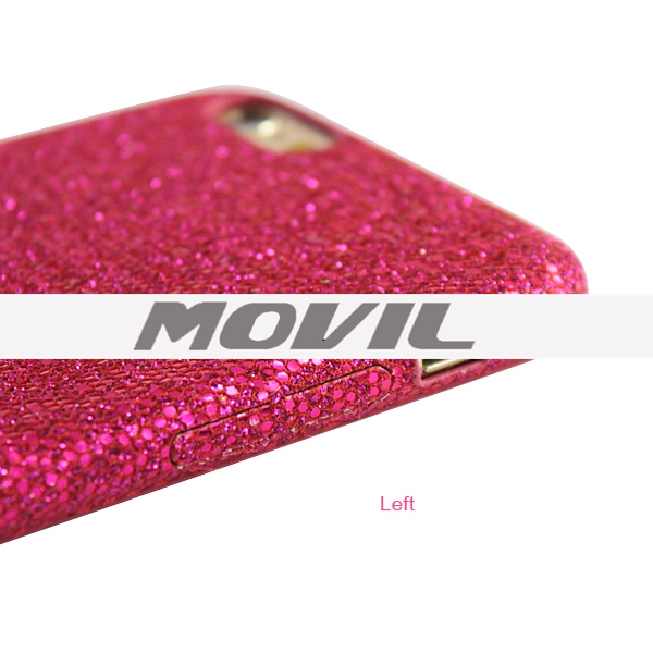 NP-2588 Cuero Brillante Polvo Movil Funda Para iPhone 6 Plus-7